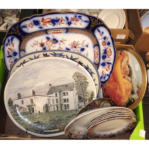 385 - A large qty of various cabinet plates and ceramics (5)