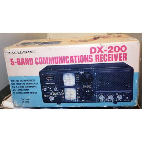 389 - DX-200 Receiver, various electrics (2)