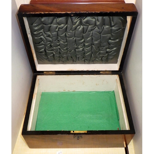 15 - Various boxes including a jewellery box together with a barometer (5)