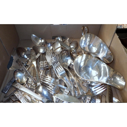 18 - A quantity of silver plated wares