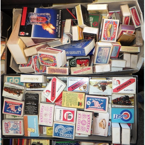 25 - A large quantity of matchboxes and cigarette cards etc (6)