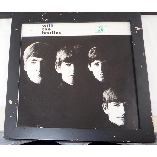 39 - Three limited edition Coalport decorative plaques depicting Beatles album covers