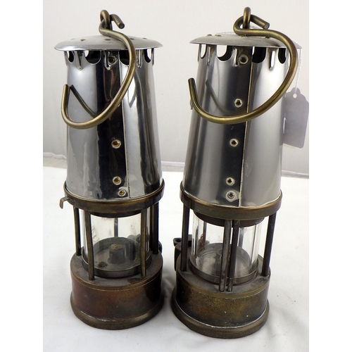 129 - Two Eccles miners' safety lamps, one type 6 and the other type SL (2)