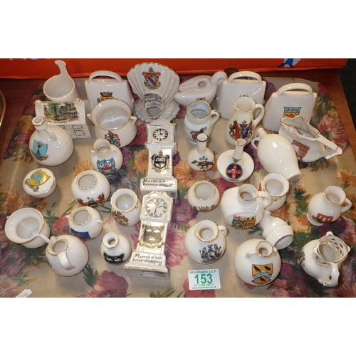 153 - A qty of approx 30pcs of crested china