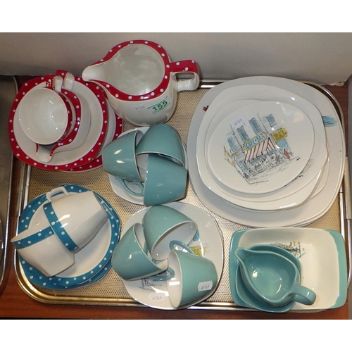 155 - A group of Midwinter tea ware, Hugh Casson etc