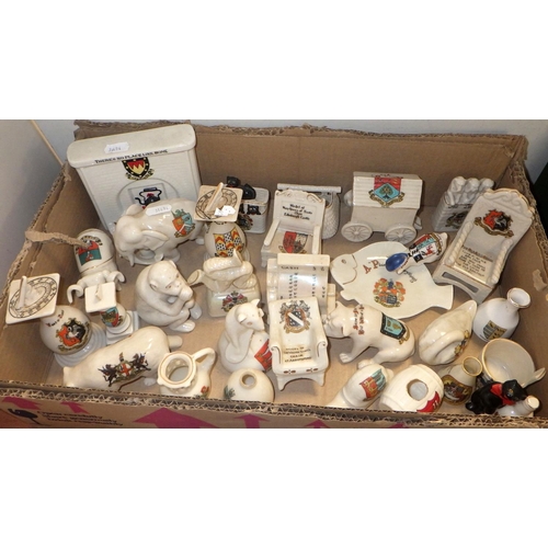 157 - Approx 30 crested china miniatures