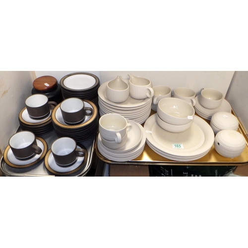 165 - Two Hornsea part dinner and tea sets (2)