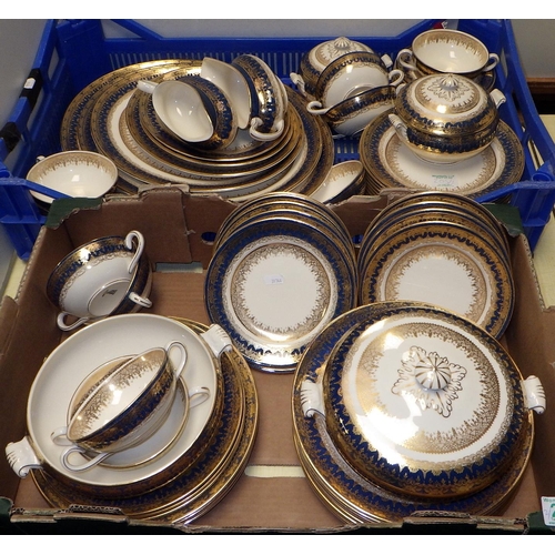 205 - An extensive Bishop England dinner service (2)