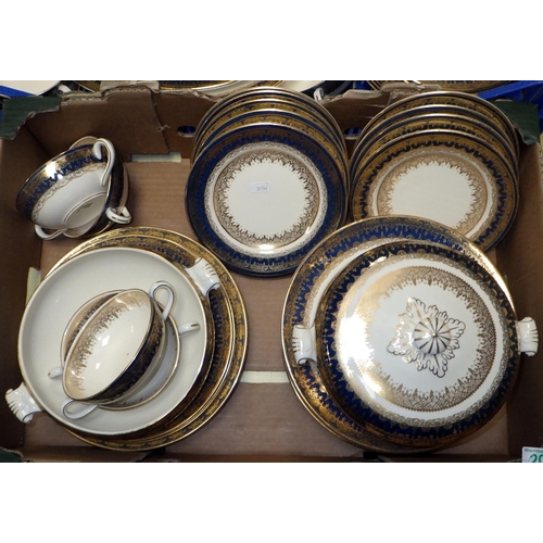 205 - An extensive Bishop England dinner service (2)