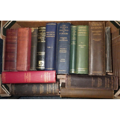 215 - Four boxes of misc books to inc medical, History of the great war, etc (4)