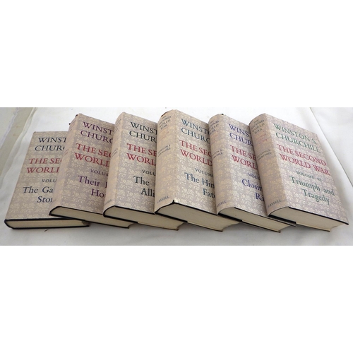 224 - A set of all 6 Volumes of Churchill's 'The Second World War', all first editions with original dust ... 