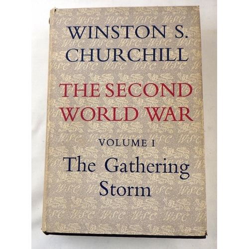 224 - A set of all 6 Volumes of Churchill's 'The Second World War', all first editions with original dust ... 