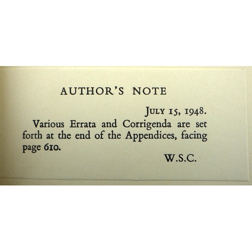 224 - A set of all 6 Volumes of Churchill's 'The Second World War', all first editions with original dust ... 