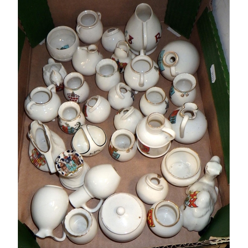 227 - A qty of approx 30pcs of crested china