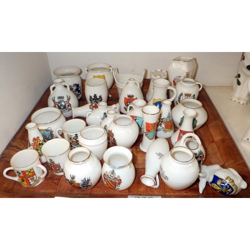 238 - A qty of approx 30pcs of crested china