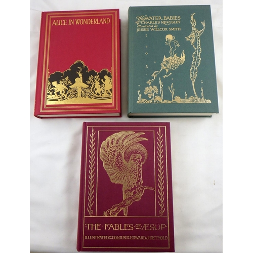 251 - Three Hodder & Stoughton illustrated editions of classic children's fiction: 'The Fables of Aesop' (... 