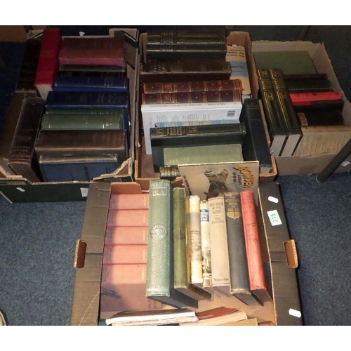 215 - Four boxes of misc books to inc medical, History of the great war, etc (4)