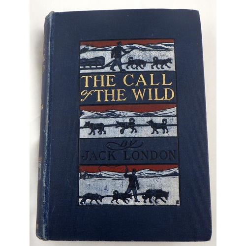 257 - Jack London, 'The Call Of The Wild' (First Edition, First Printing, Heinemann, July 1903). Blue ribb... 