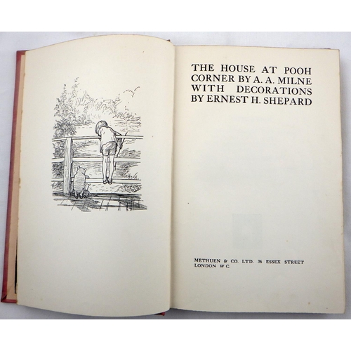 259 - Two AA Milne First Editions: 'Now we are Six' (1927) and 'The House at Pooh Corner' (1928), both lac... 