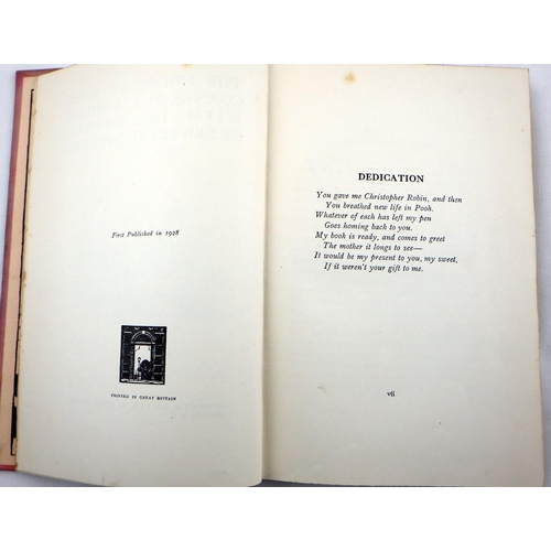 259 - Two AA Milne First Editions: 'Now we are Six' (1927) and 'The House at Pooh Corner' (1928), both lac... 