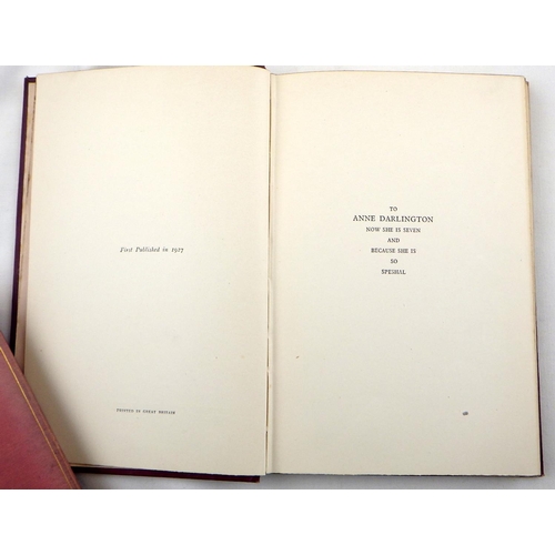 259 - Two AA Milne First Editions: 'Now we are Six' (1927) and 'The House at Pooh Corner' (1928), both lac... 