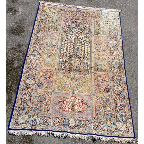 893 - A floral pattern rug, 265cm x 150cm (a/f)
Sold on behalf of the Terry family York (Terry's Chocolate... 