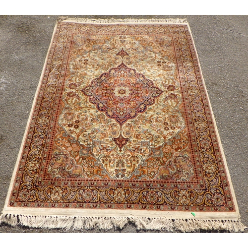 900 - An eastern rug with central lozenge, 205cm x 125cm
Sold on behalf of the Terry family York (Terry's ... 