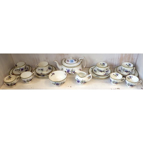 188 - A Paragon part tea set AF