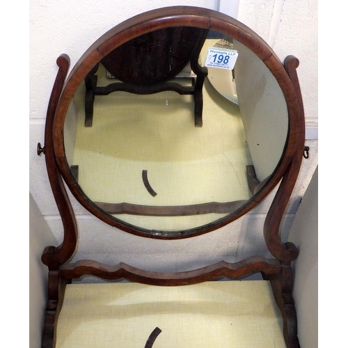 198 - Two 19thC toilet mirrors AF