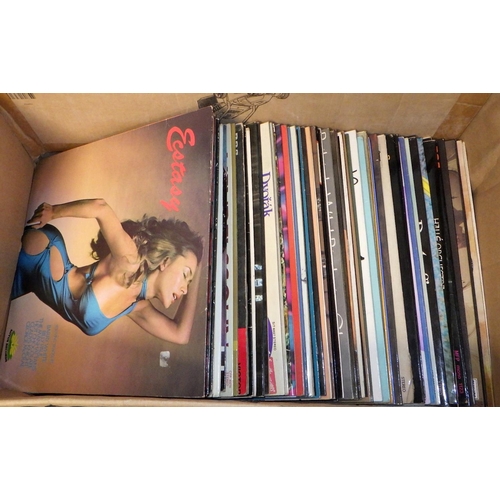 212 - Four boxes of mainly pop Lps (4)