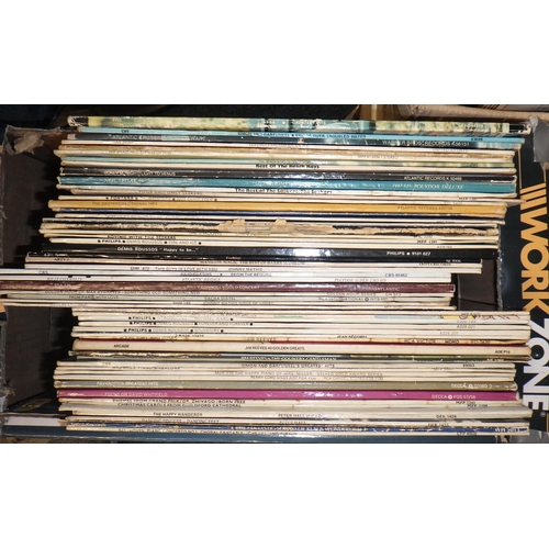 237 - Two boxes of mainly pop & musical Lps (2)