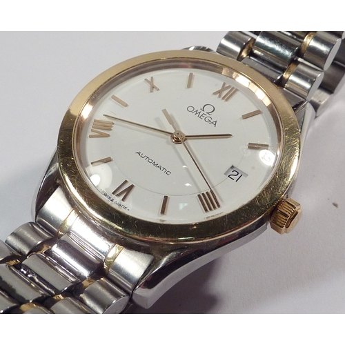 An Omega bracelet watch having an Omega 1110 cal. automatic