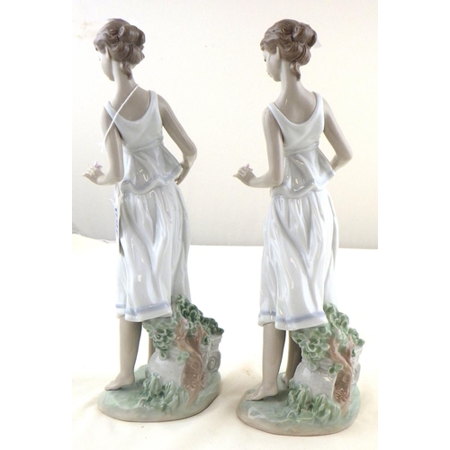 260 - Two Lladro Privilege figures of a girl together with two further AF Lladro figures (4)