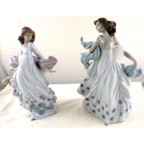 263 - Two Lladro Privilege figures of girls 32 & 33cm tall (2)