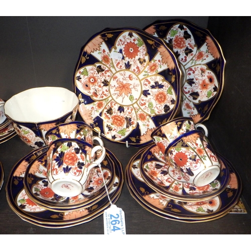 264 - A part Royal Crown Derby part tea set