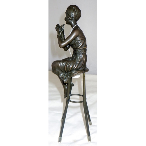 275 - A Bronze figure 