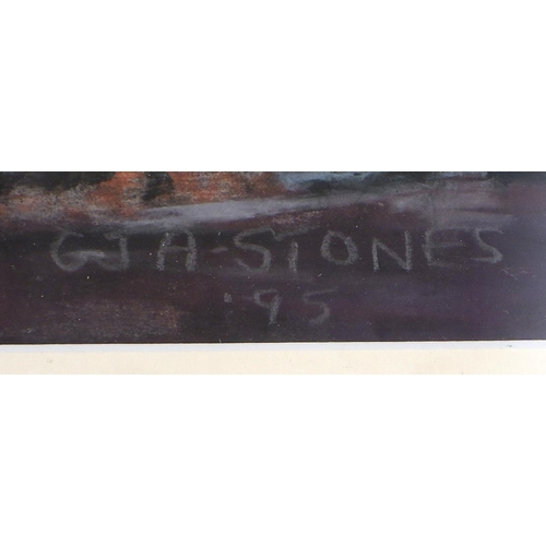 289 - Christopher John Assherton-Stones 1947-1999
Mountain lake scene pastel 36 x 44cm