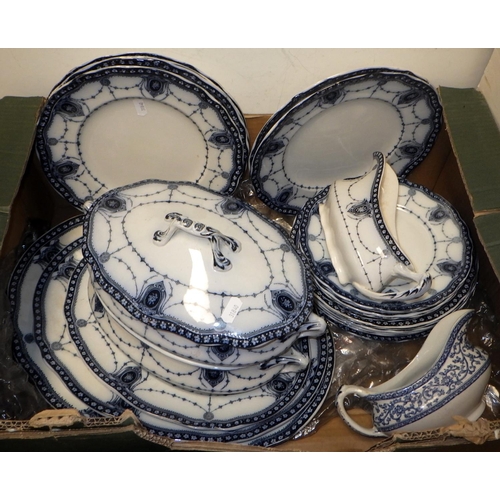 354 - Three boxes of misc ceramic table ware to inc Meakin, Schumann etc (3)