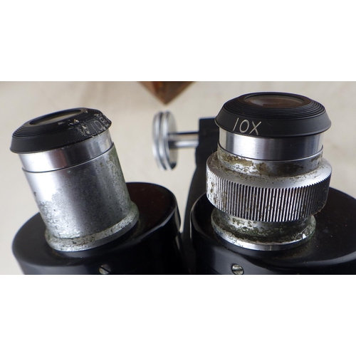 364 - A cased Bausch & Lomb microscope