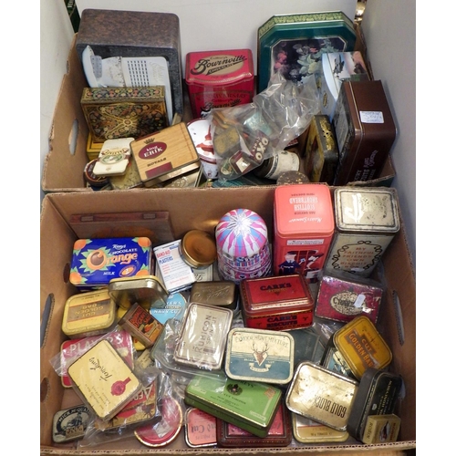 384 - A large qty of misc advertising tins (2)