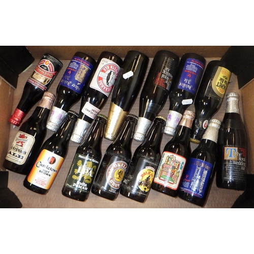 396 - Three boxes of various bottled beers (3)