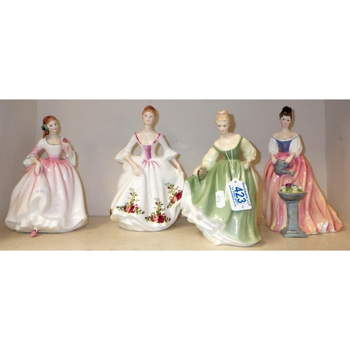 423 - Four Royal Doulton figures 18 - 20cm