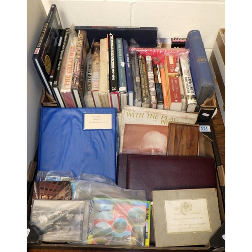 534 - A qty of books and ephemera to inc military interest (2)