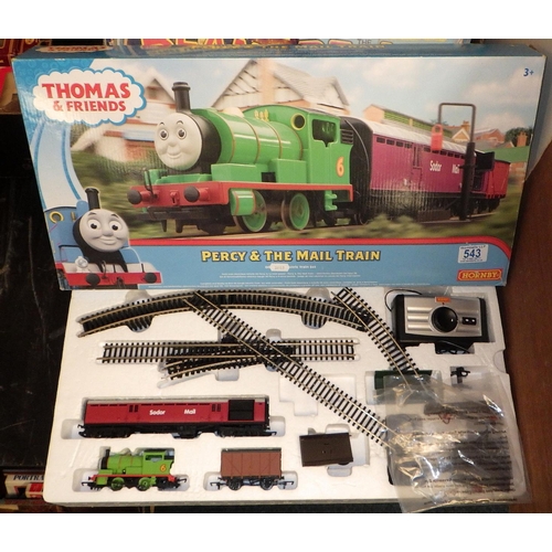 543 - A Hornby Percy & The Mail Train set af