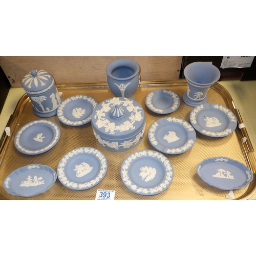 393 - A group of Wedgwood Jasper ware