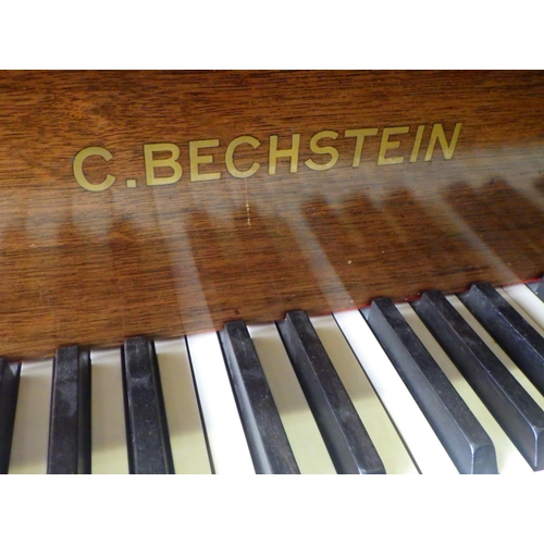 819 - A Bechstein baby grand piano, numbered 240196, marked Bechstein London, case marked