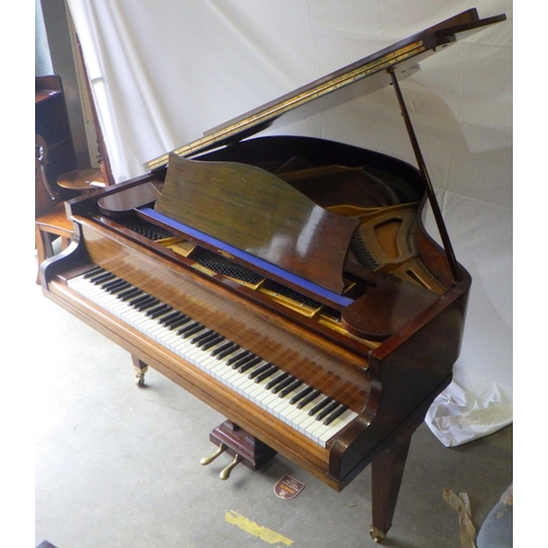 819 - A Bechstein baby grand piano, numbered 240196, marked Bechstein London, case marked