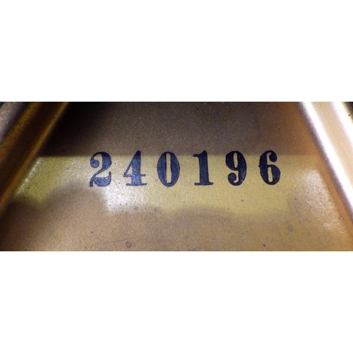 819 - A Bechstein baby grand piano, numbered 240196, marked Bechstein London, case marked