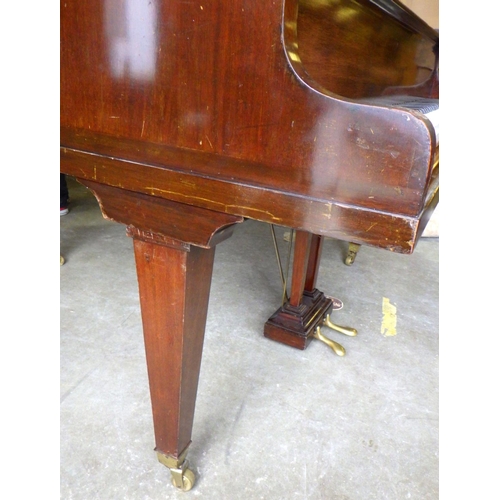 819 - A Bechstein baby grand piano, numbered 240196, marked Bechstein London, case marked