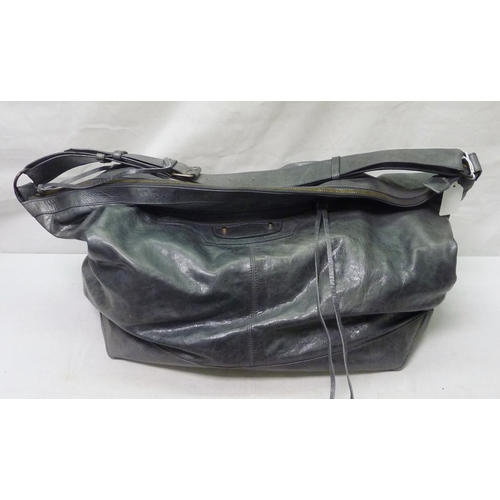 110 - Balenciaga Twiggy Bag D94IT grey leather.  With tags.